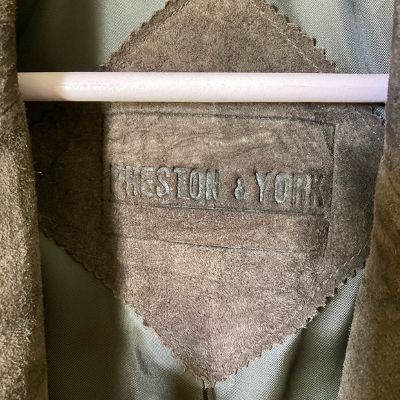 100% Suede Unisex Jacket. Preston &York - Picture 5 of 6